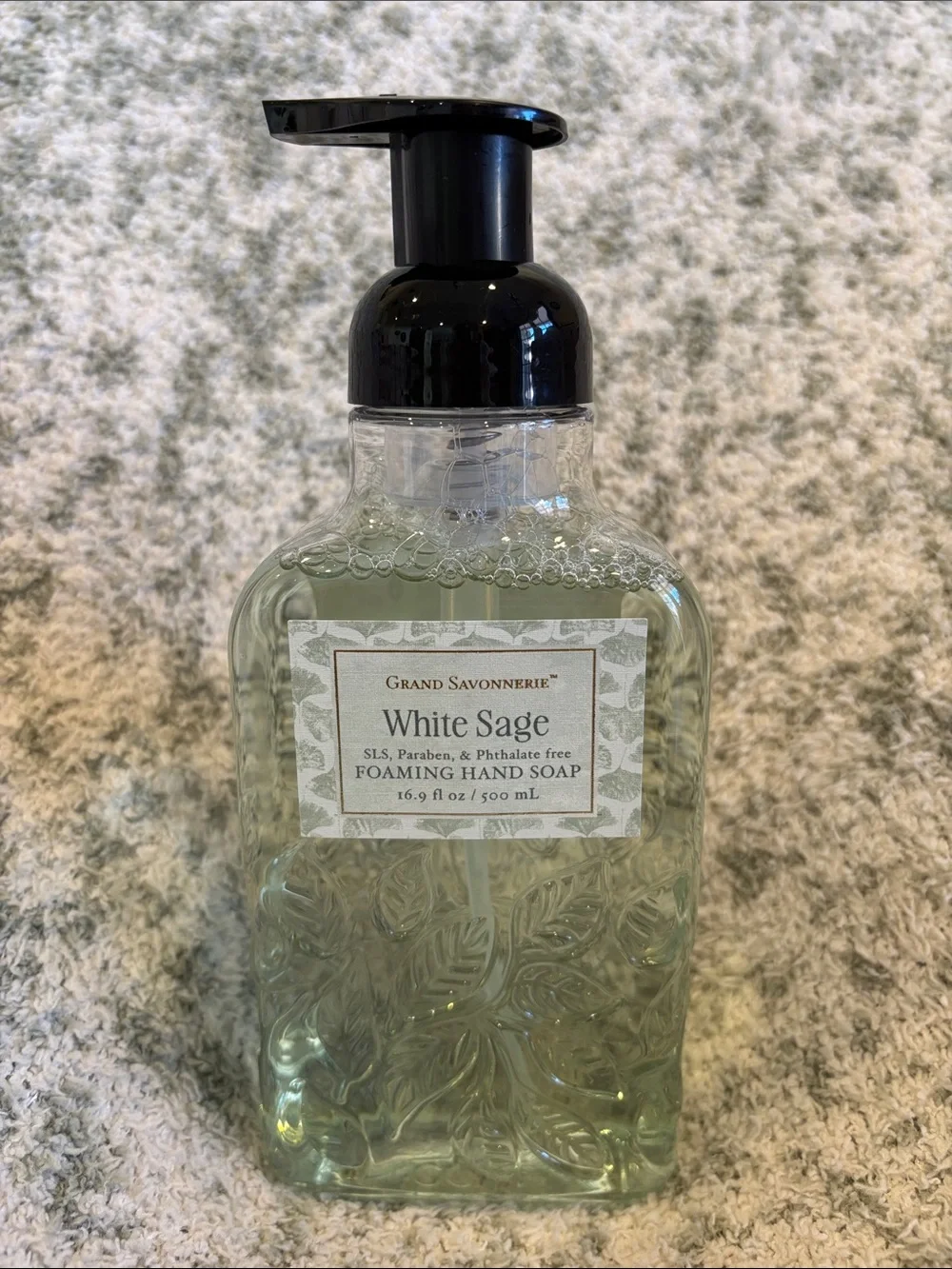 Grand Savonnerie Scented White Sage Foaming Hand Soap NWT 16.9oz